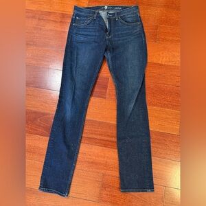 7 for all Mankind Midrise Indigo Denim Jeans